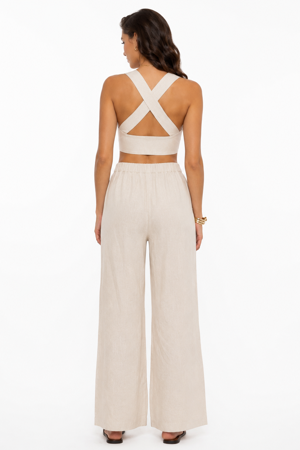 ecru linen co-ord set